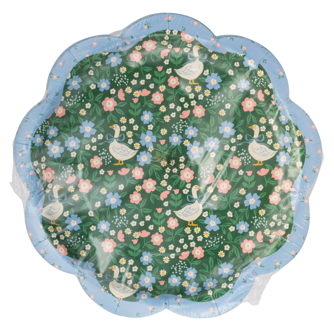 Goose Pattern Plate, 10”