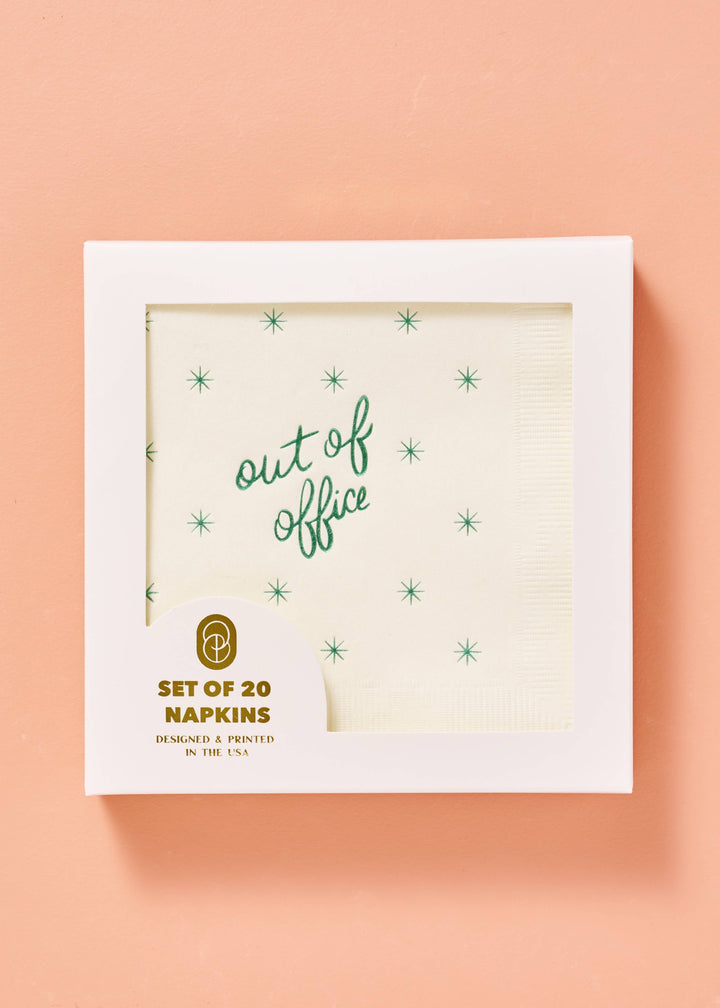 Out of Office Beverage Napkins