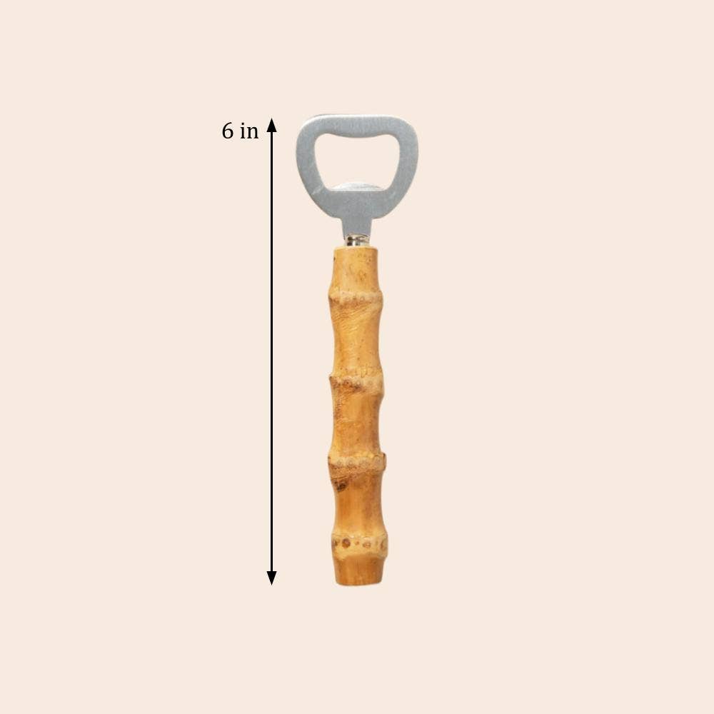 Bamboo Bottle Opener