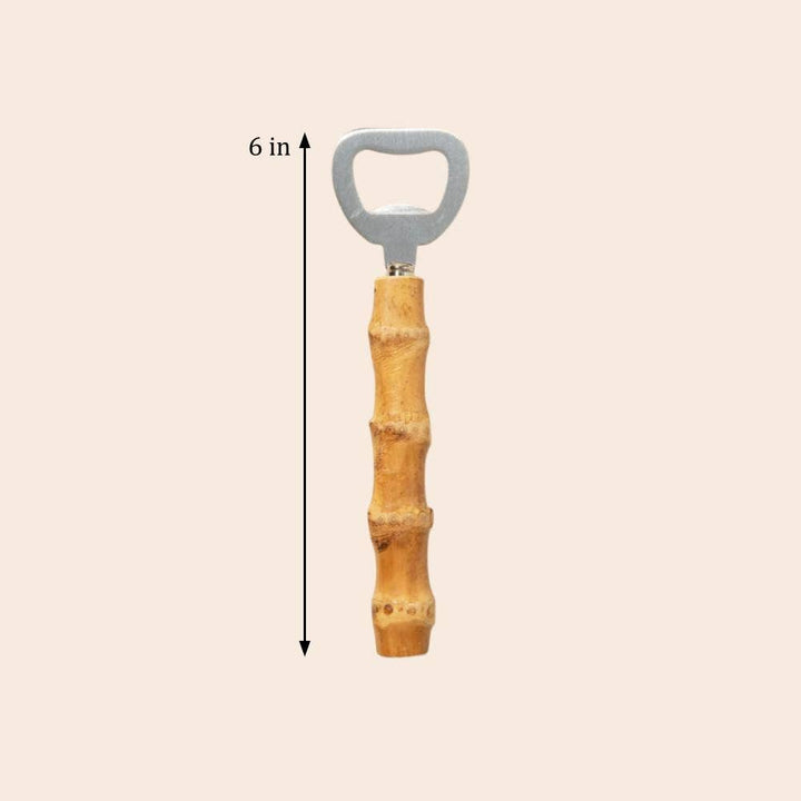 Bamboo Bottle Opener