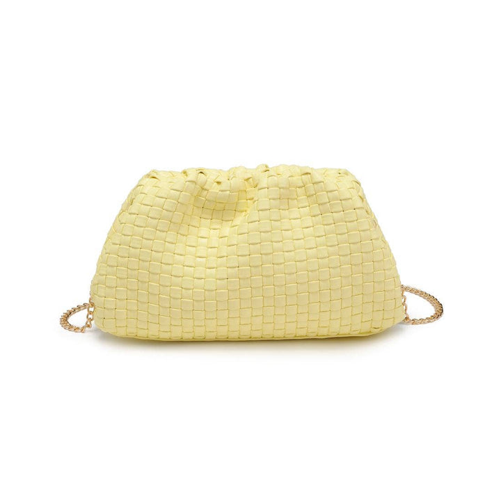 Tate Woven Clutch in Natural