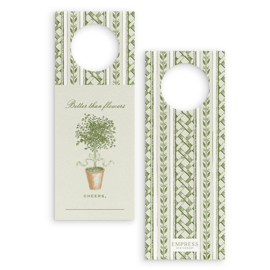 Garden Trellis Wine Tag