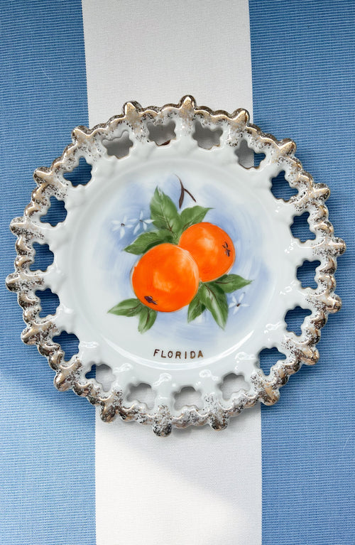 Vintage Citrus Florida Plate