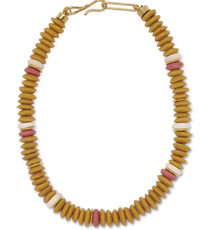 Laguna Necklace in Mustard | Lizzie Fortunato