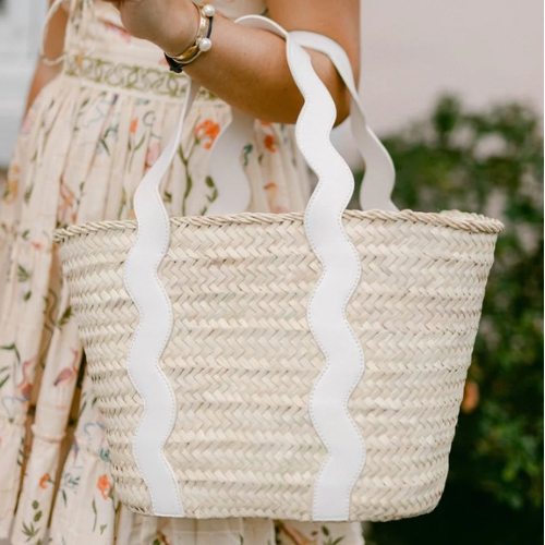 Ridgely Tote, White | Breck and Grier