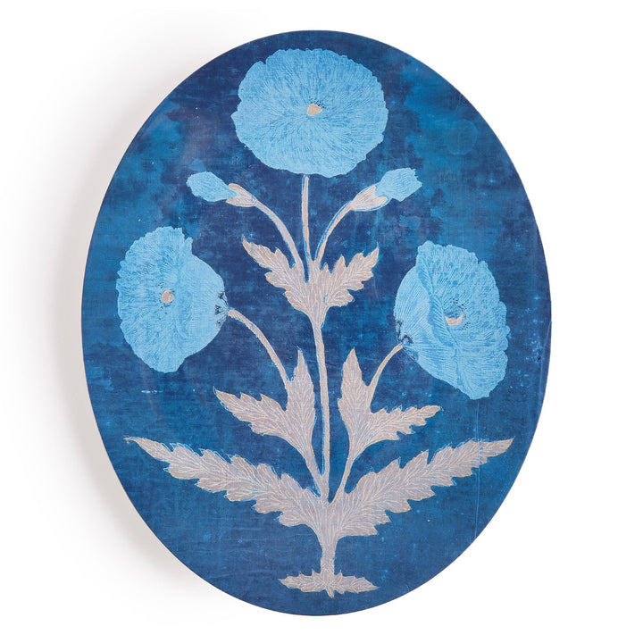 Poppy Blue Melamine Serving Platter