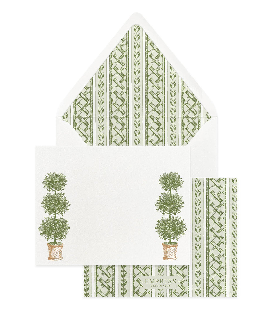 Garden Trellis Note Card Set S/10