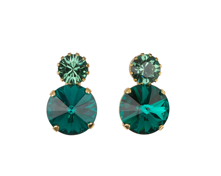 Myrla Earrings in Emerald | Jennifer Behr