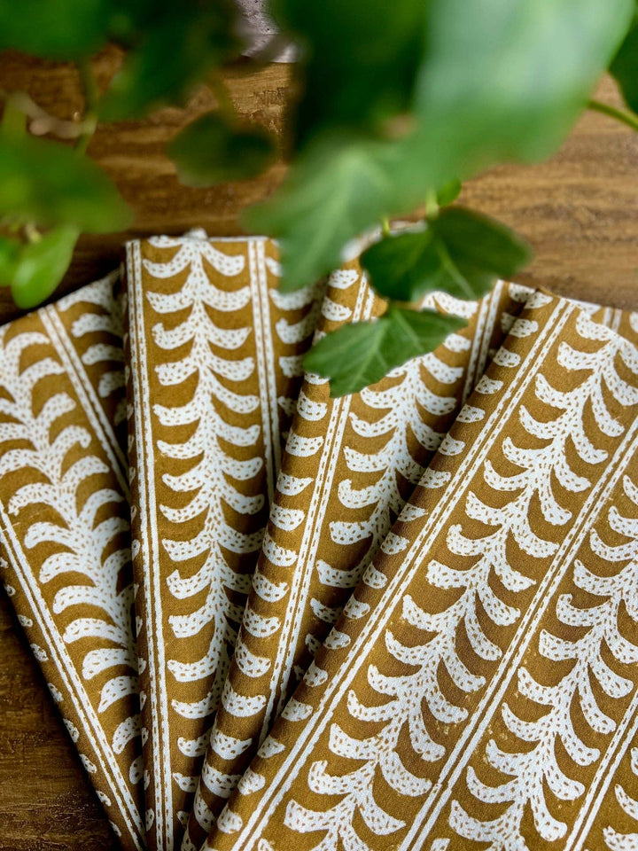 Fleur Napkins, Butternut S/4