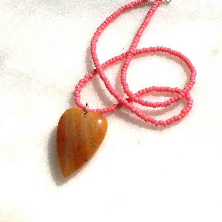 Esti Stone Heart Necklace