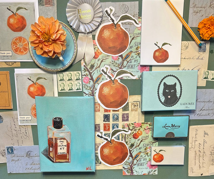 Thank You Oranges Greeting Card