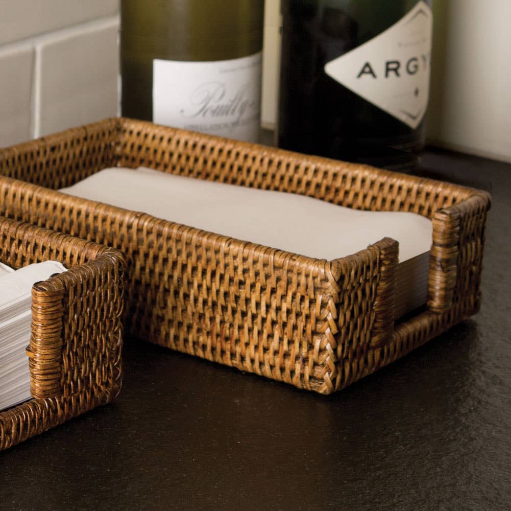 Rattan Guest Napkin Holder