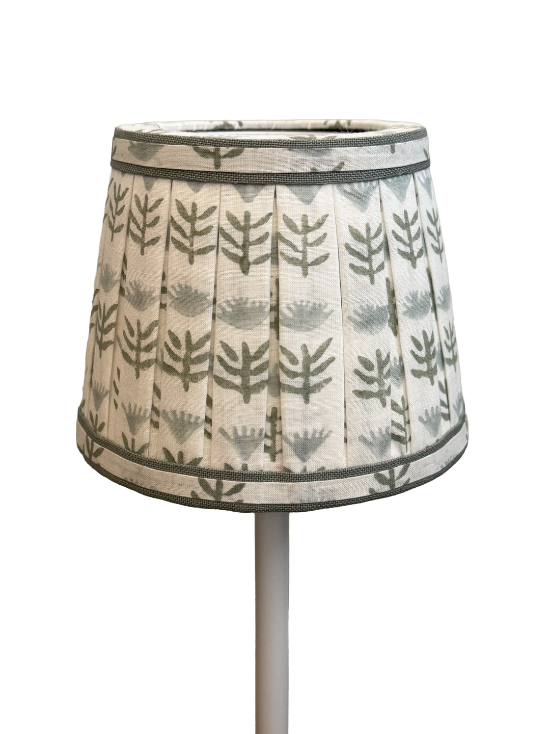 Pleated Block Print Lampshade Cover
