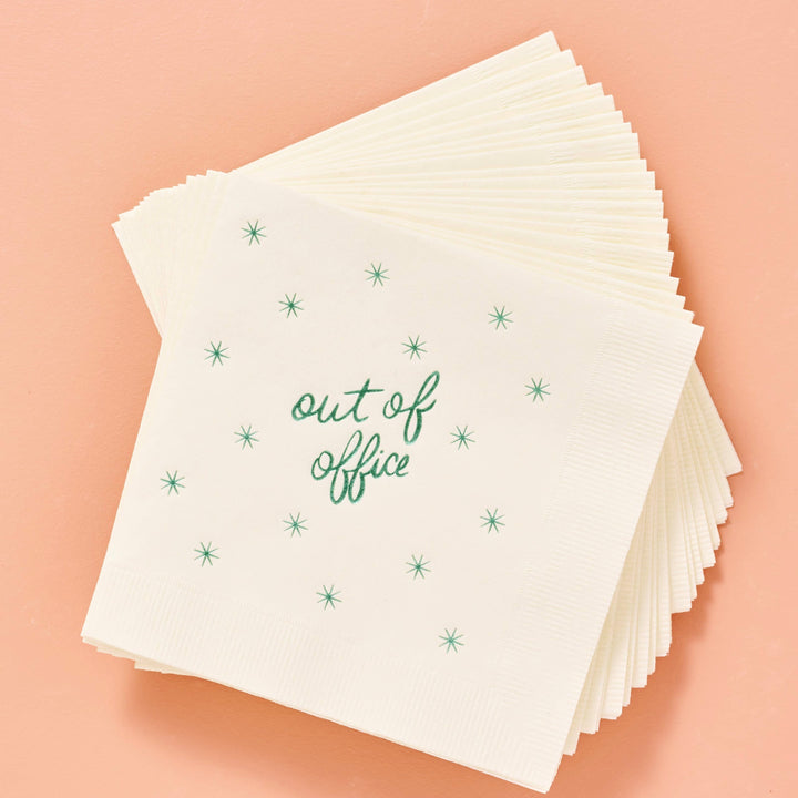 Out of Office Beverage Napkins
