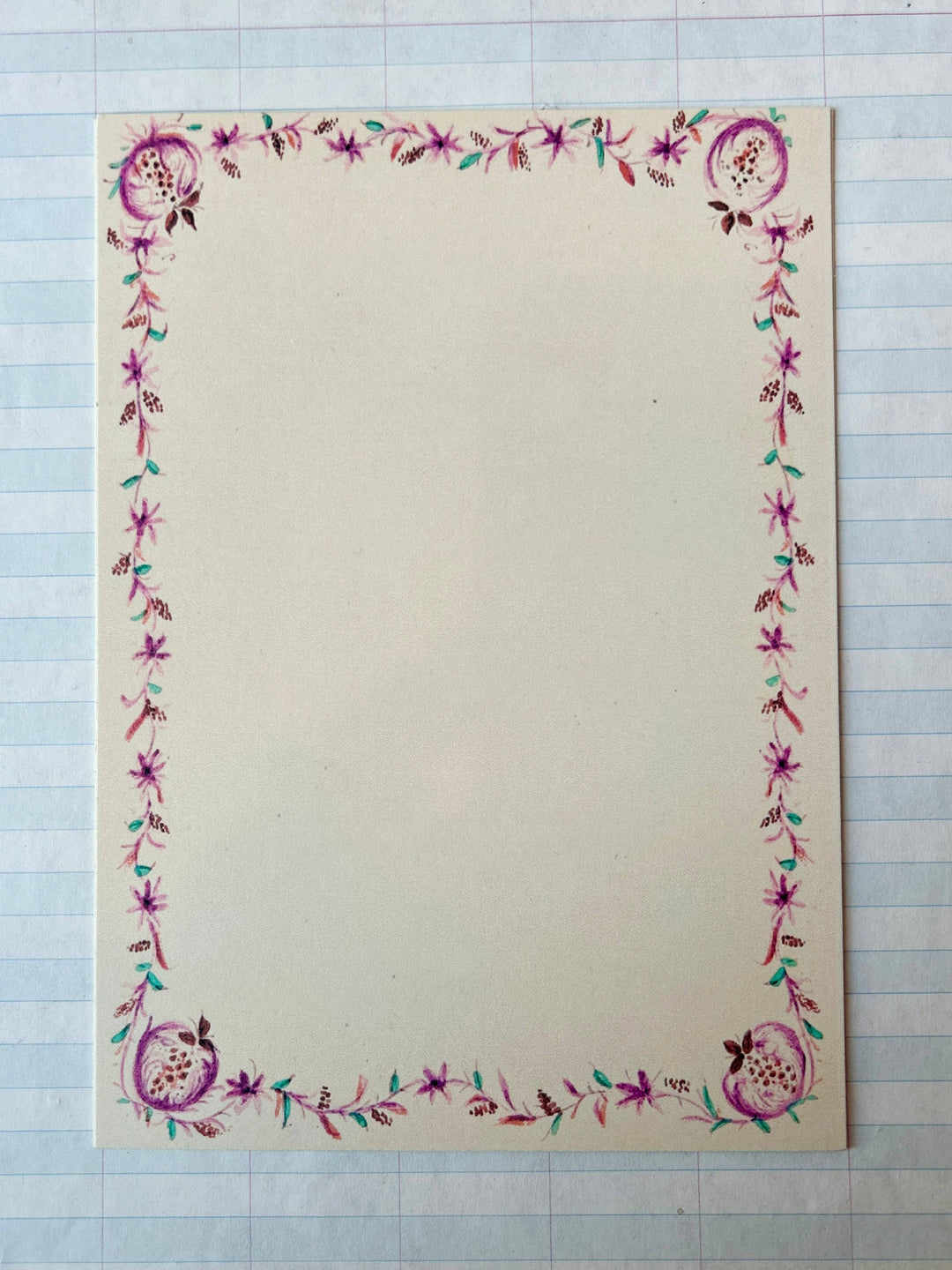 French Menu Stationery Set II
