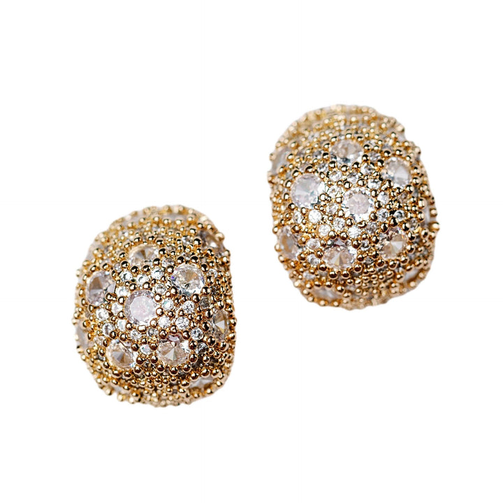 Pave Gumdrop Earrings