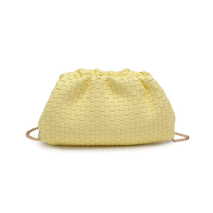 Tate Woven Clutch in Natural