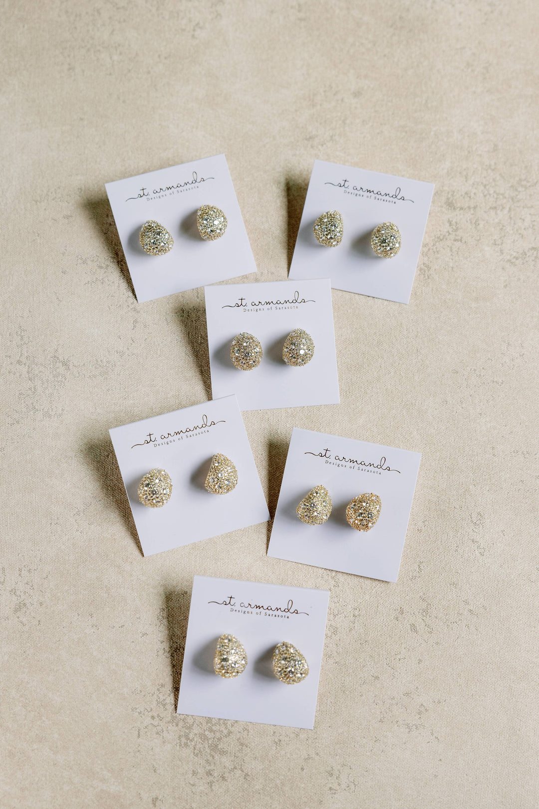 Pave Gumdrop Earrings