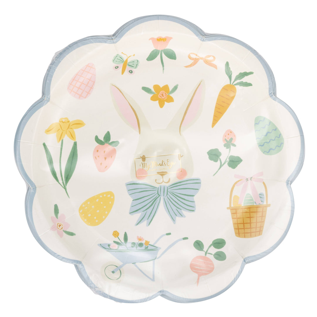Easter Bunny Plate, 8”