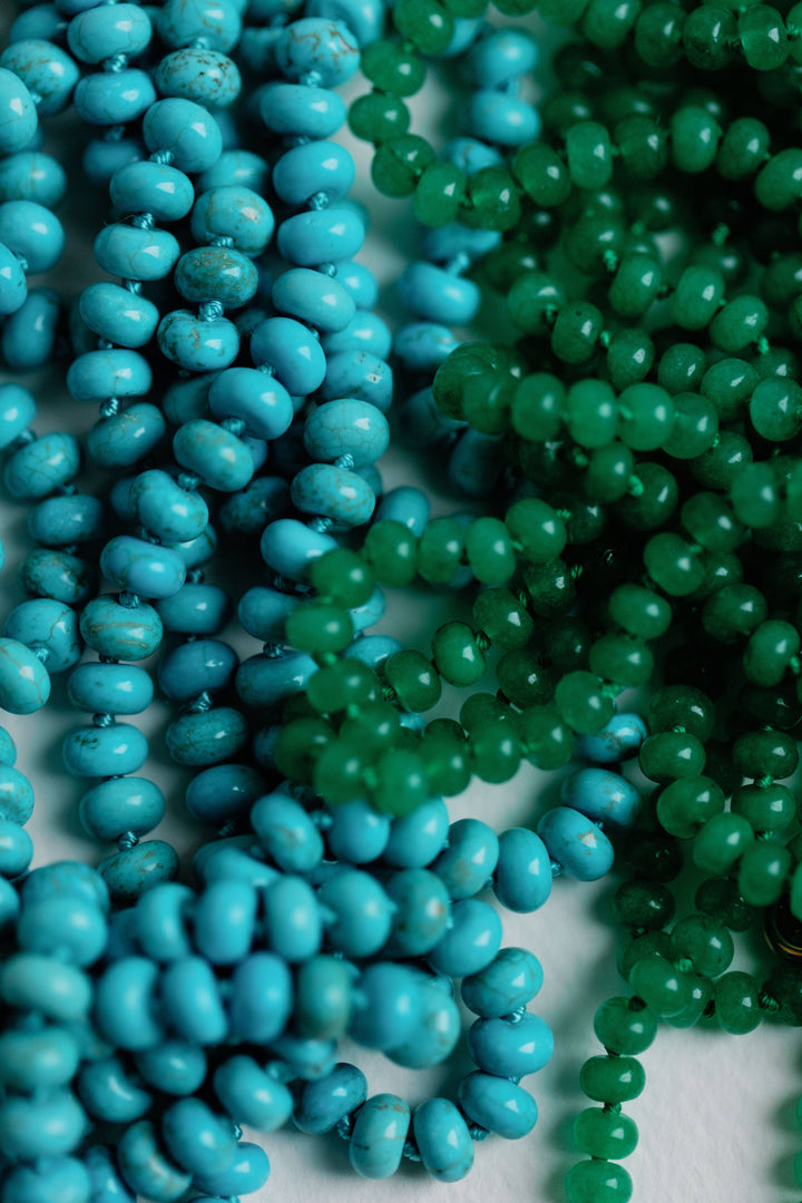 Turquoise Candy Necklace, 18"