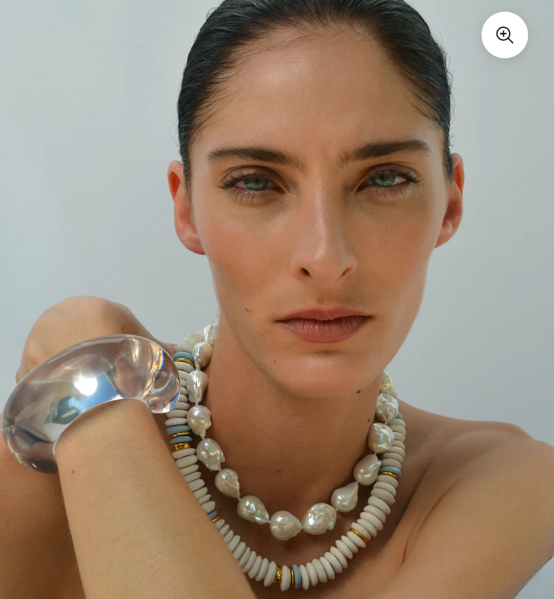 Laguna Necklace in White | Lizzie Fortunato