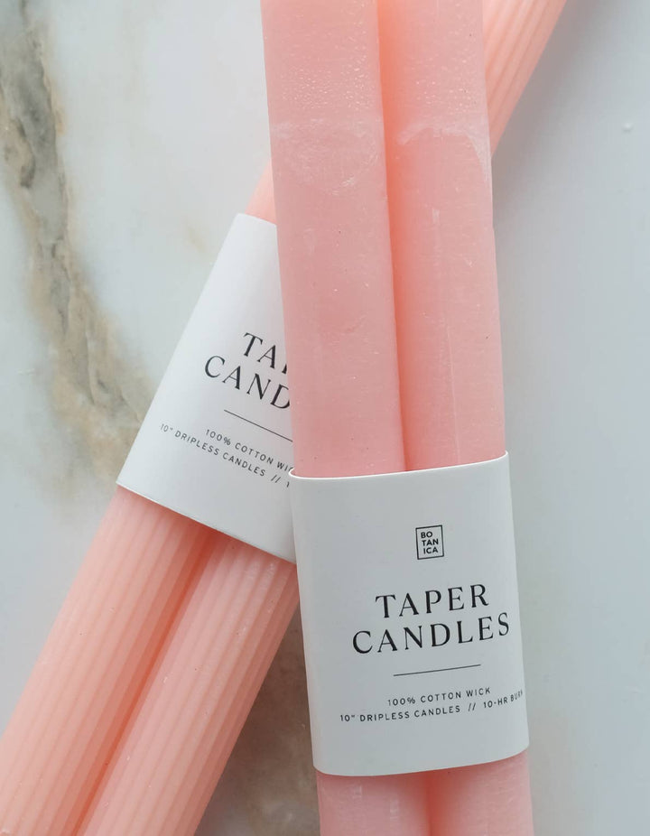 Taper Candle Pair, Assorted Colors