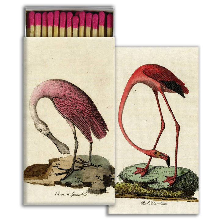 Matches, Flamingo & Spoonbill