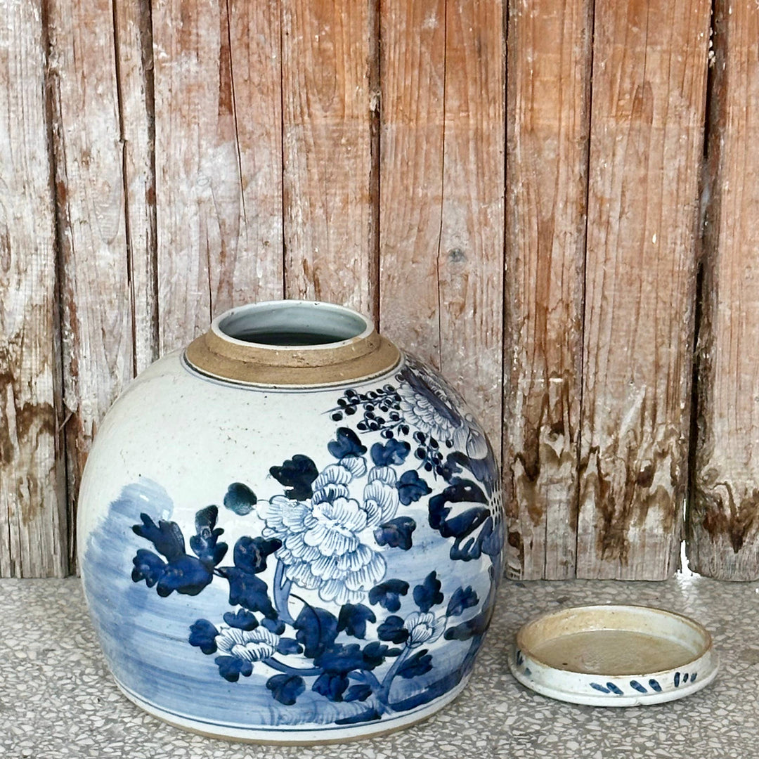 Blue & White Porcelain Four Seasons Jar