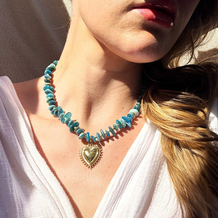 Grace Heart Beaded Necklace