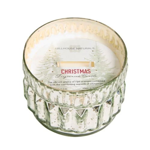Mercury Glass Christmas Candle