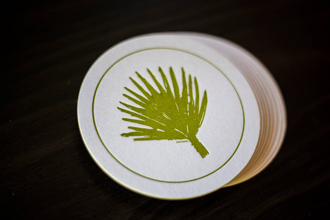 Palm Frond Coasters