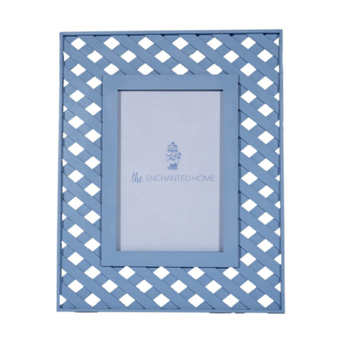 Lattice Frame in Cornflower Blue