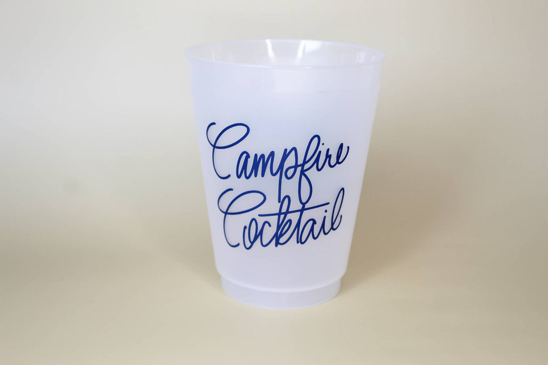 Campfire Cocktail Frosted Cups, Set of 8