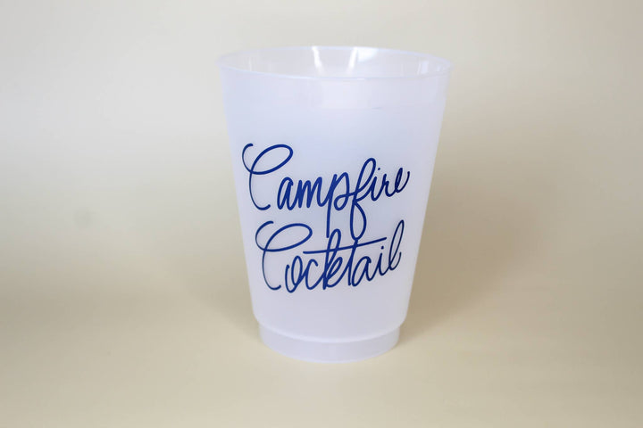 Campfire Cocktail Frosted Cups, Set of 8