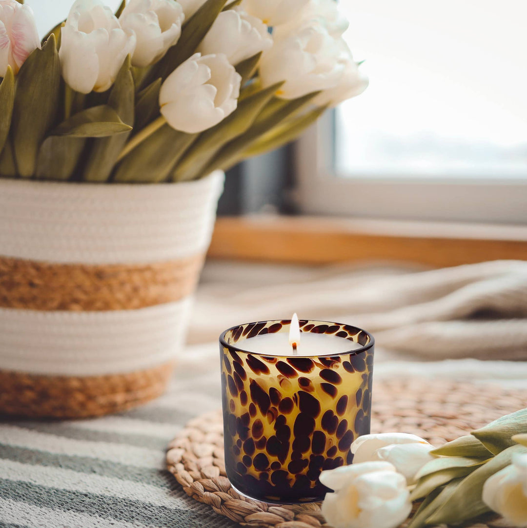 Tortoise Candle in Fig & Aged Oak