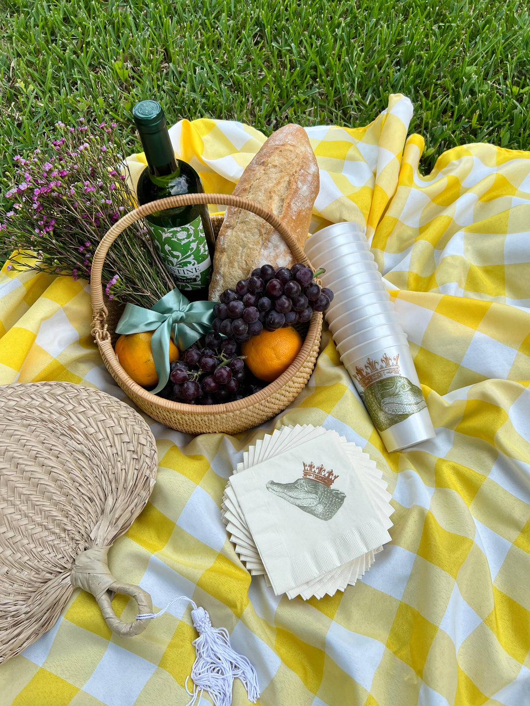 King Gator Beverage Napkins | Alexa Pulitzer