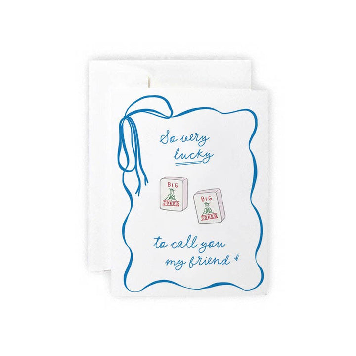 Mahjong Greeting Card