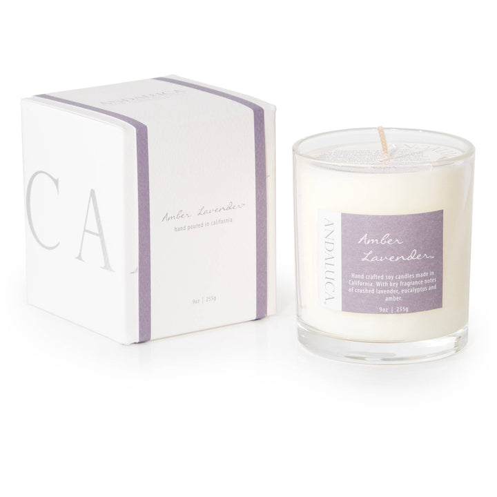 Amber Lavender Candle