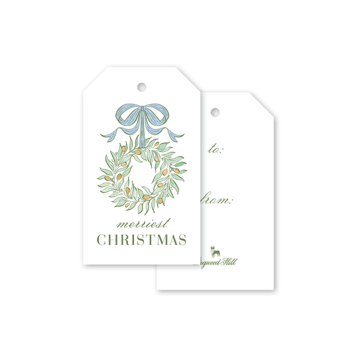 Capri Wreath Gift Tags S/8