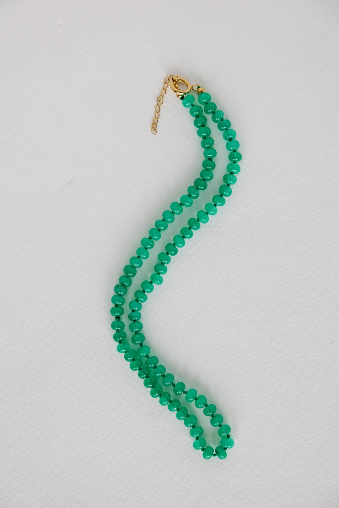 Jade Necklace, 16.5"