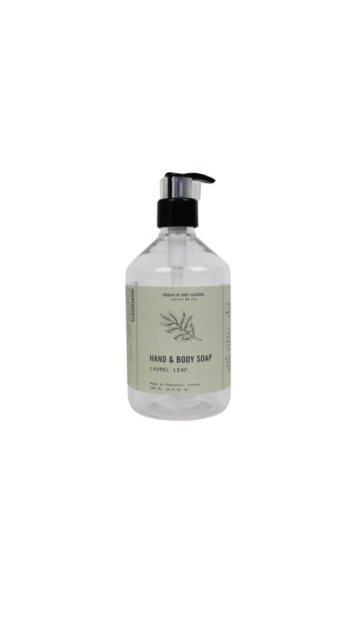 Liquid Hand & Body Soap, Laurel Leaf | French Dry Goods