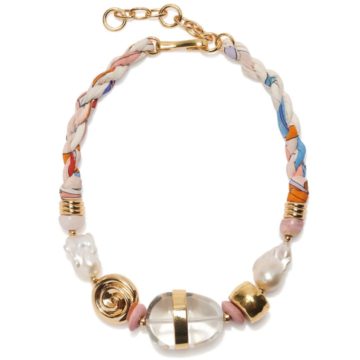Glass Beach Necklace in Majorca | Lizzie Fortunato
