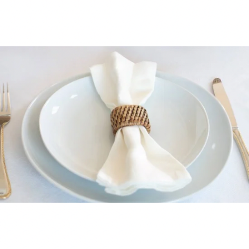 Rattan Napkin Rings S/4