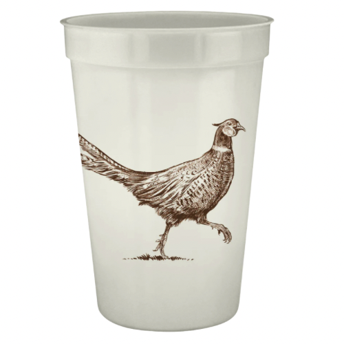 Pheasant Pearlized Cups, Set of 12 | Alexa Pulitzer
