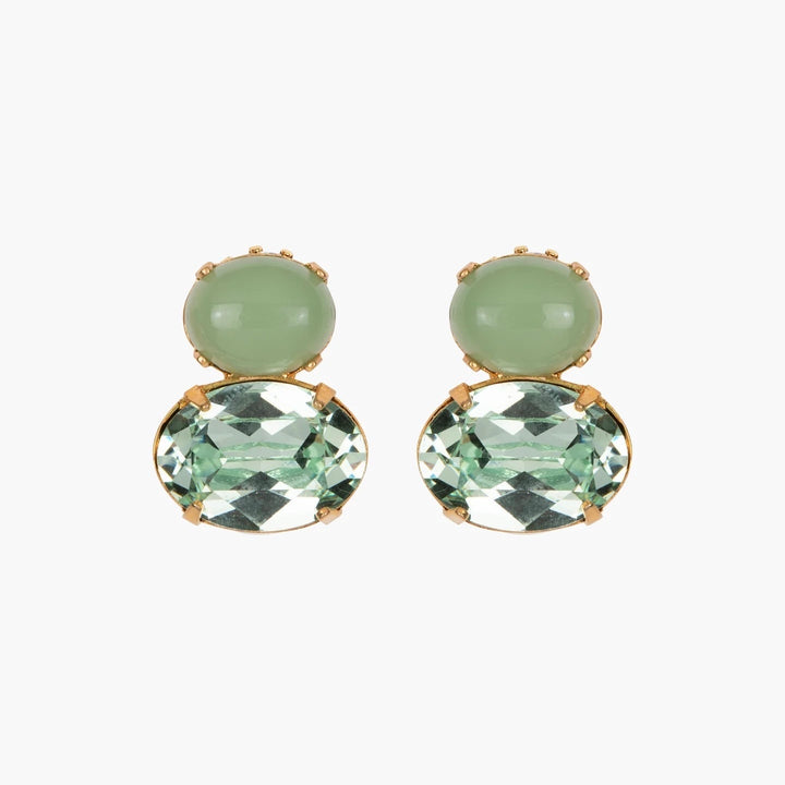 Yvette Earrings in Chalcedony | Jennifer Behr