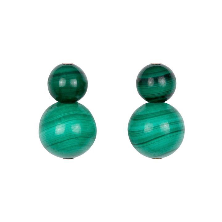 Cara Earrings in Malachite | Jennifer Behr