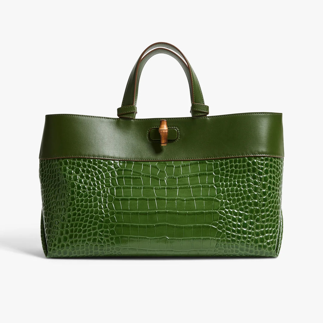THE PARK TOTE, MOSS GREEN l Pamela Munson