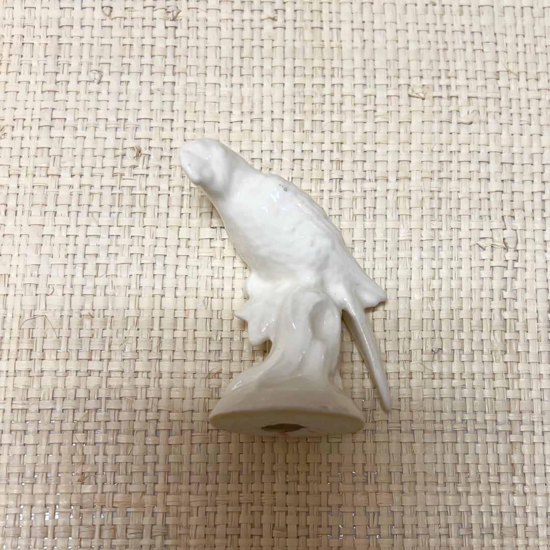 Vintage Miniature Ceramic Parrot