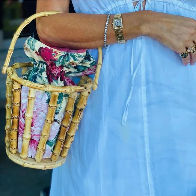 Bermuda Bamboo Bucket Bag | Sarah Bray Bermuda