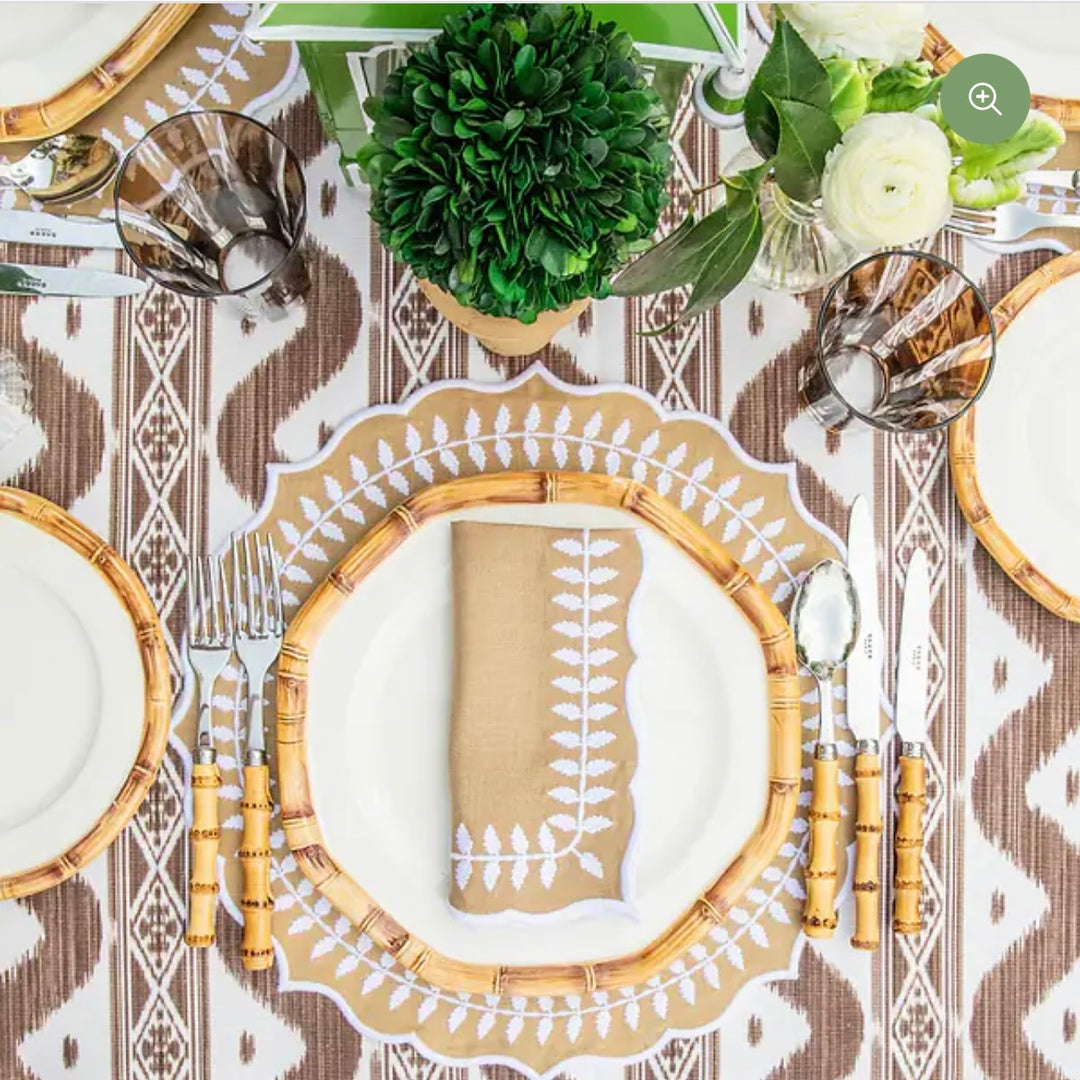 Ikat Tablecloth 71x120, Assorted Colors